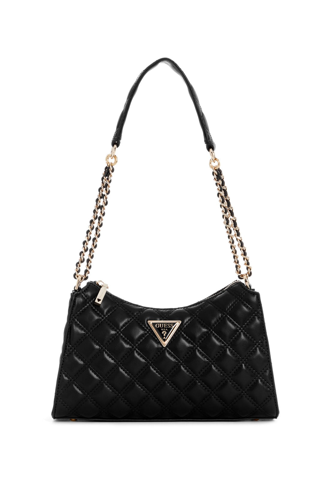 Bolsa Giully Top Zip Shoulder Bag Preto