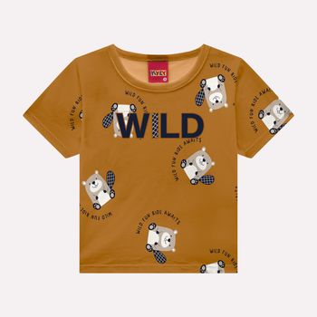 Conjunto Infantil Menino Castores Kyly 1 / Marrom