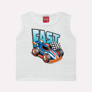 Conjunto Infantil Menino Carro Kyly 1 / Mescla White