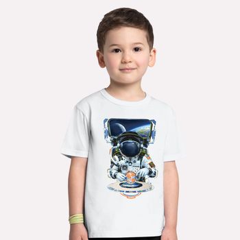 Conjunto Infantil Menino Astronauta Kyly 6 / Branco