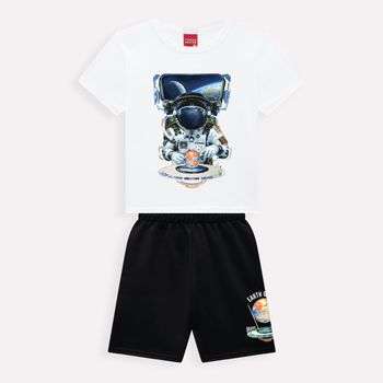Conjunto Infantil Menino Astronauta Kyly 6 / Branco