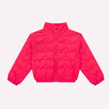 Jaqueta Infantil Menina em Matelassê Kyly 1 / Rosa