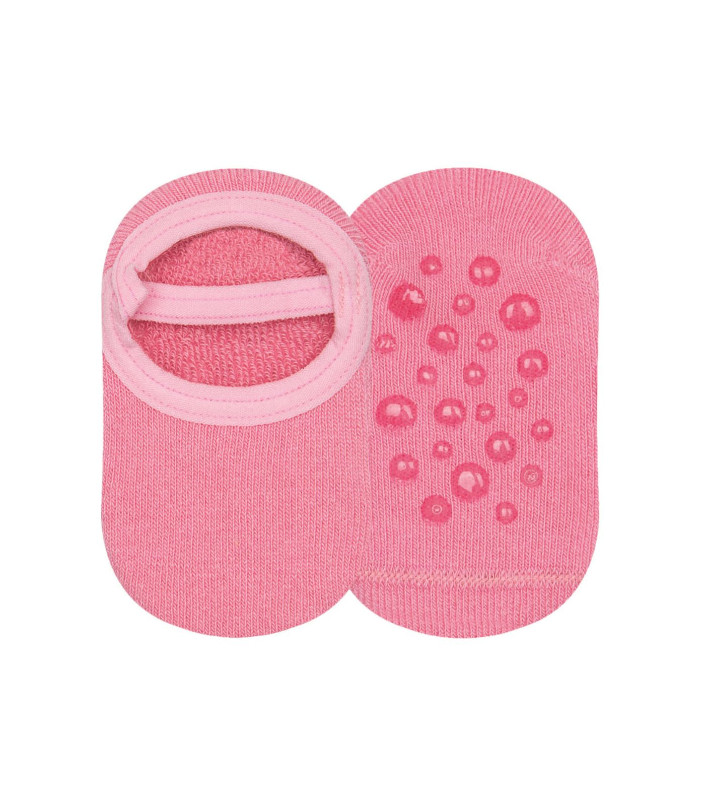 Meia Sapatilha Antiderrapante Menina Cia da Meia Rosa