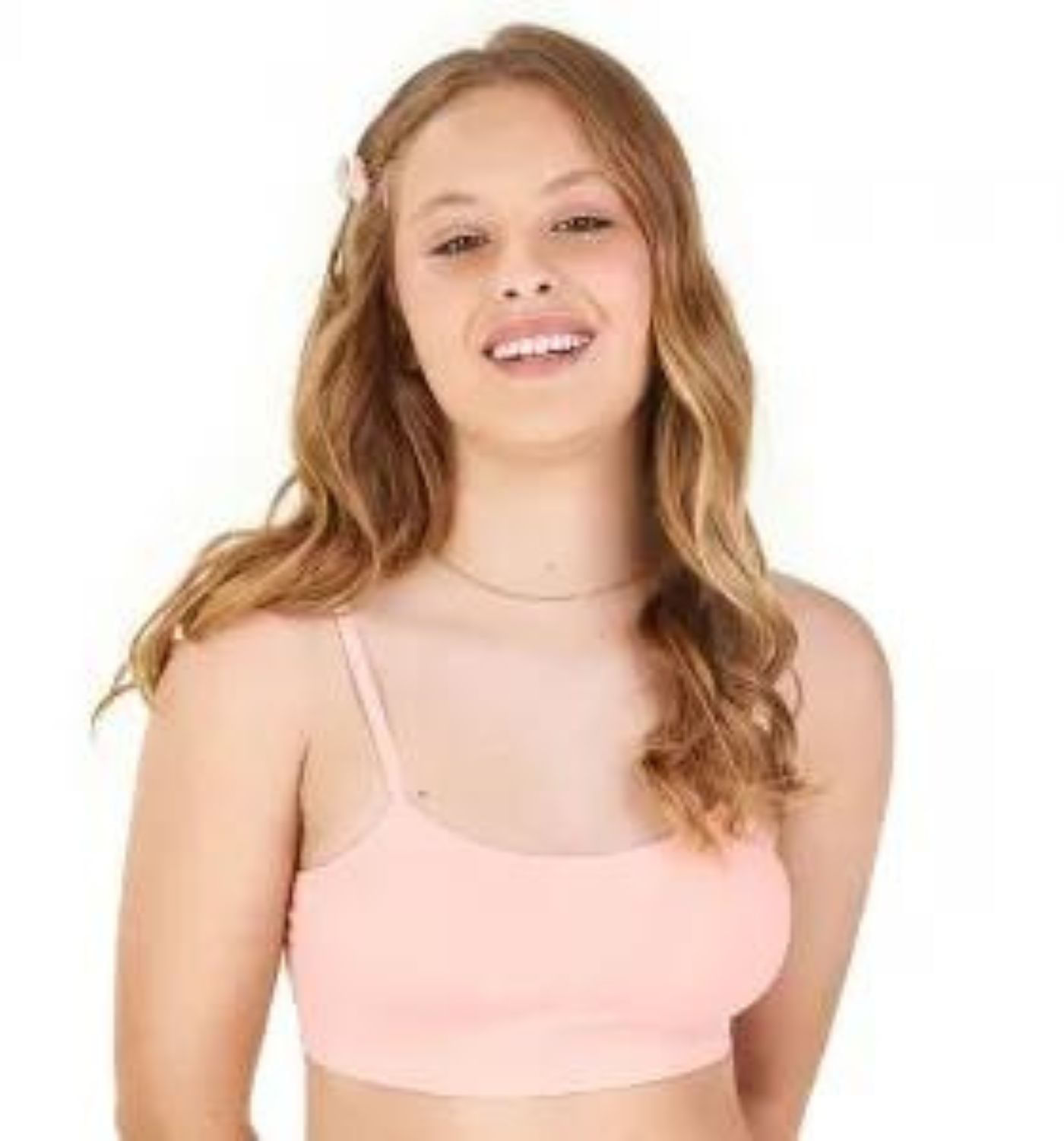 Top Teen com bojo Removível Sem Costura Zee Rucci Rosa