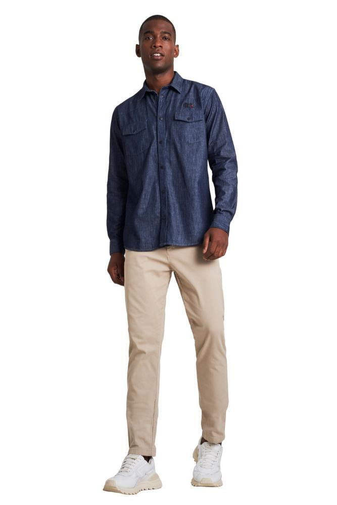 Camisa Jeans Westerm Flamengo Reserva