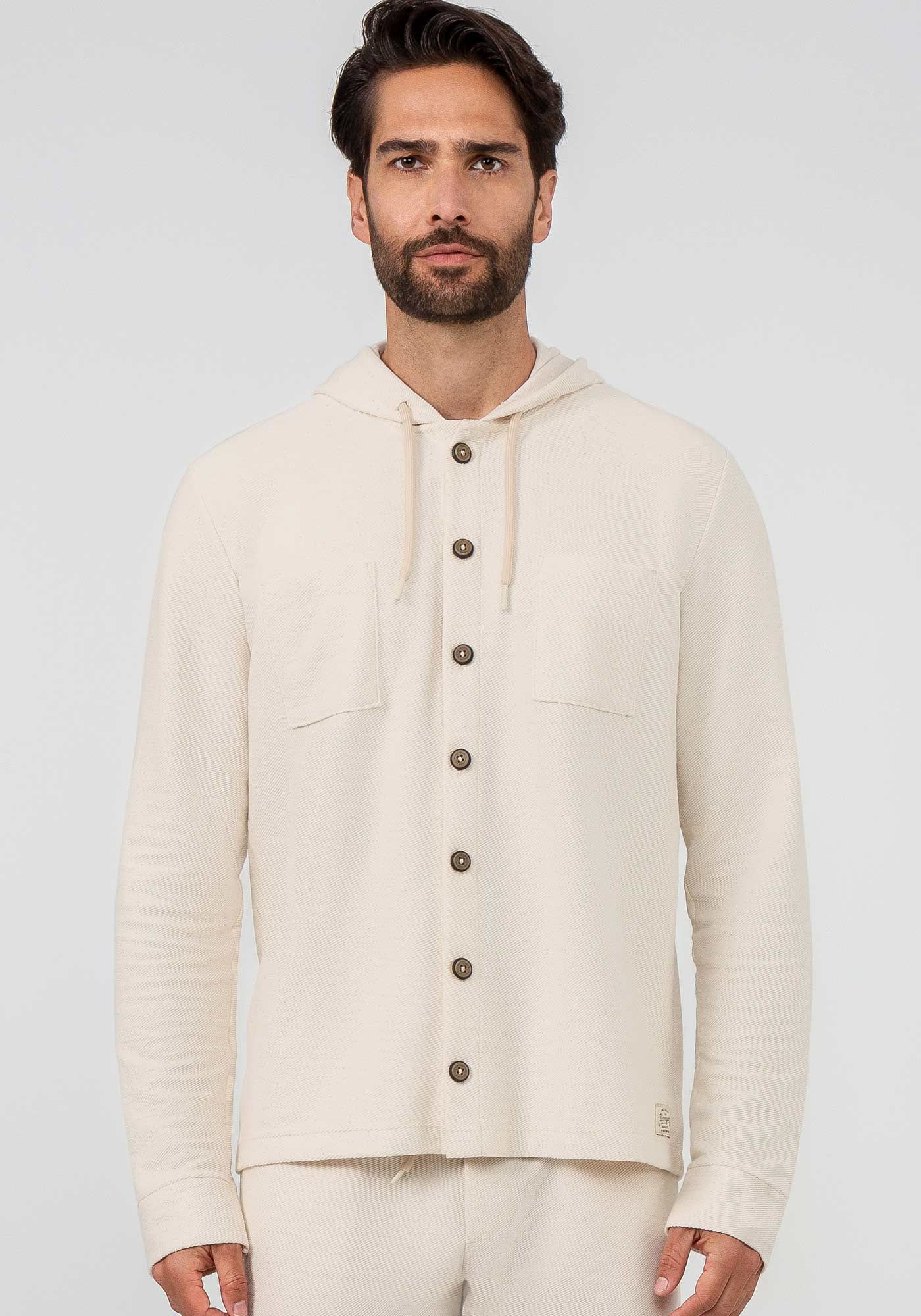 Camisa Masculina Manga Longa em Moletom Oversized