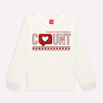 Conjunto Infantil Menina Estampa Kyly 4 / Off White