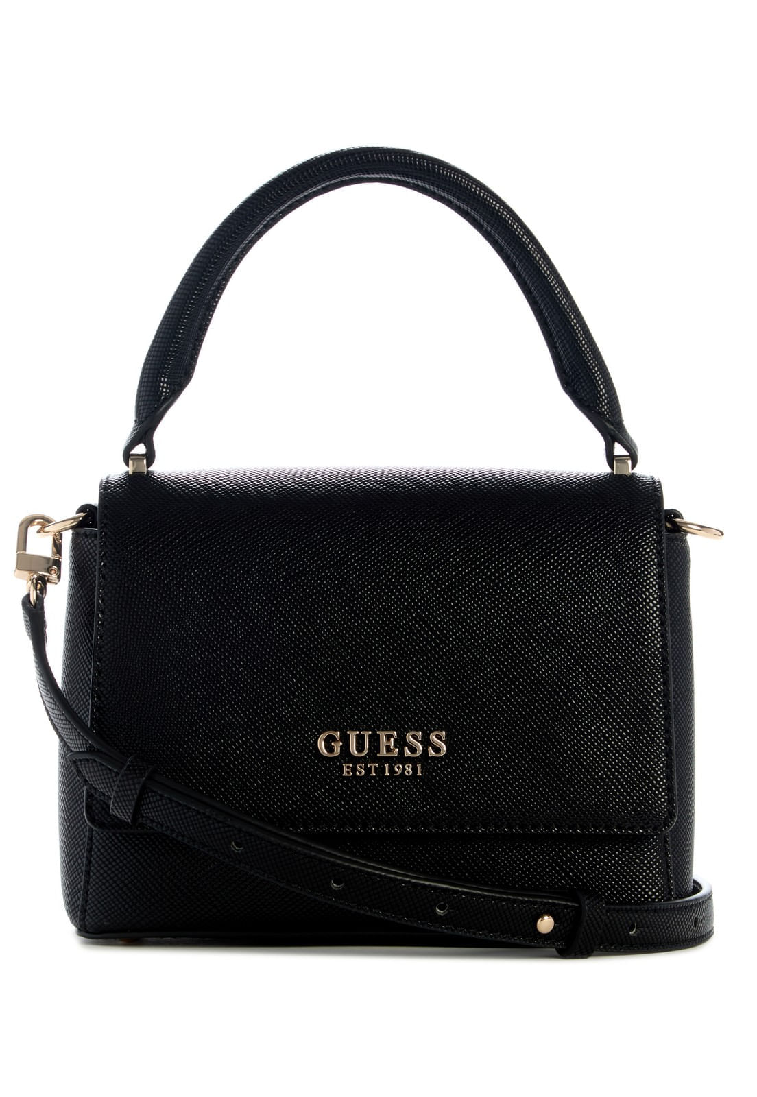 Bolsa Fedana Top Handle Flap Preto