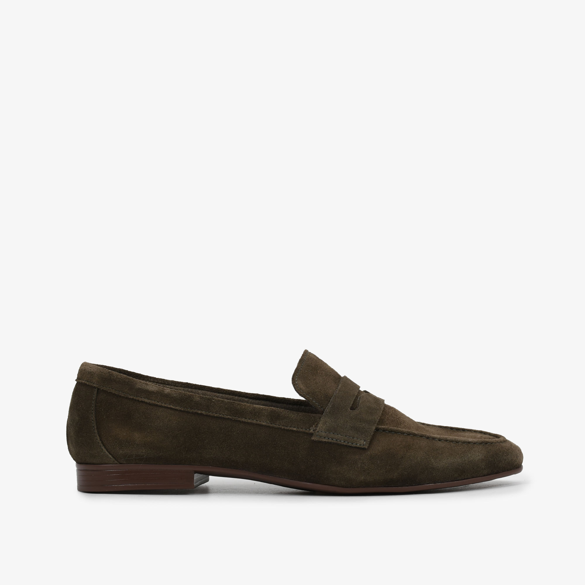 Loafer Verde Dark Green Camurça