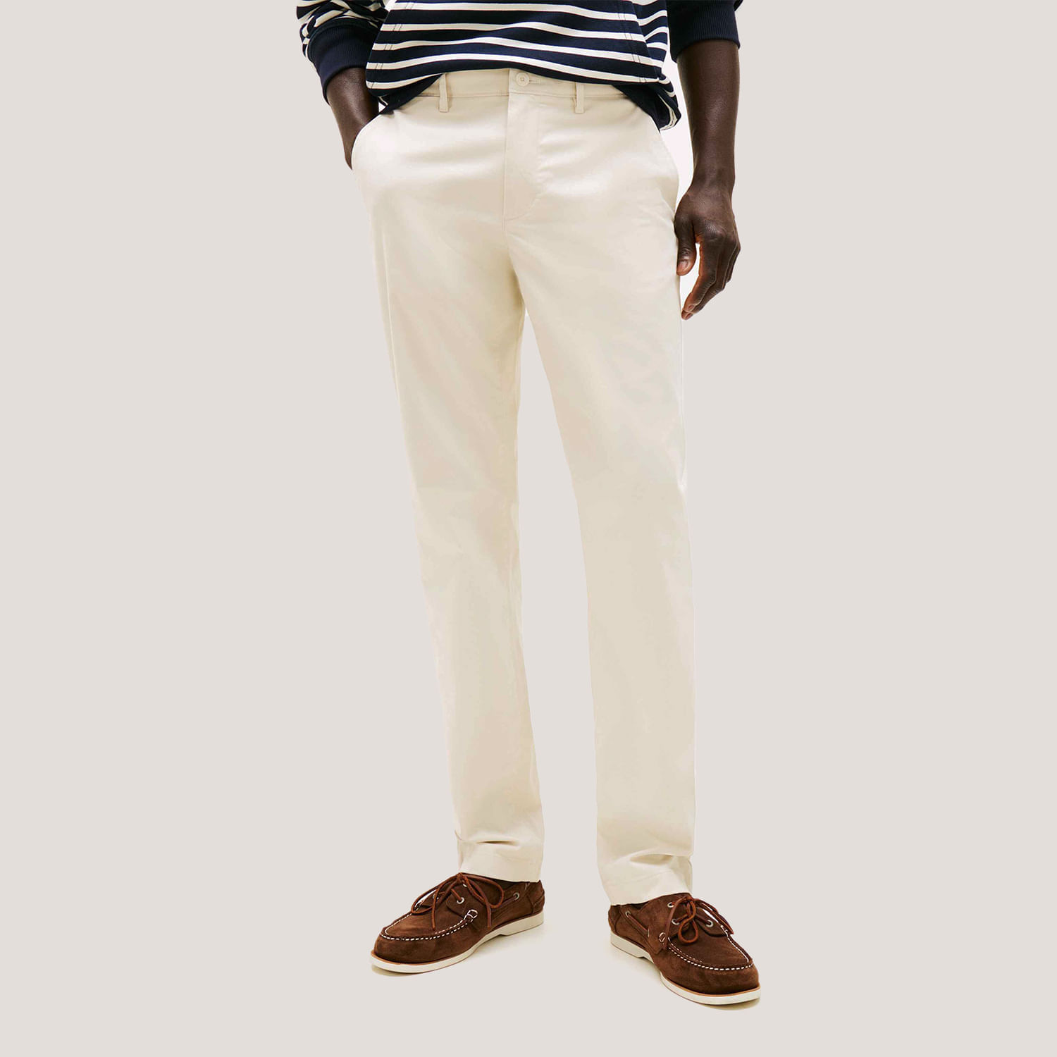 Calça Chino Satin Slim