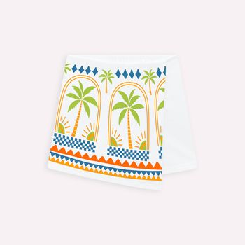 Conjunto Infantil Menina Palmeiras Nanai 6 / Branco
