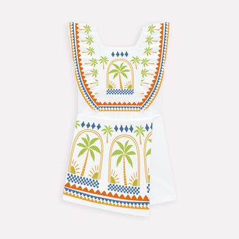 Conjunto Infantil Menina Palmeiras Nanai 6 / Branco