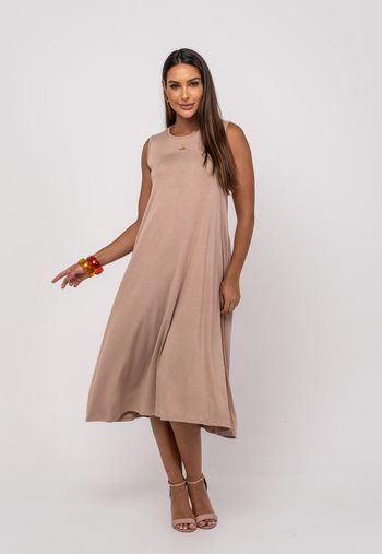 Bracelete De Acrílico Transparente Redondo U / MARROM