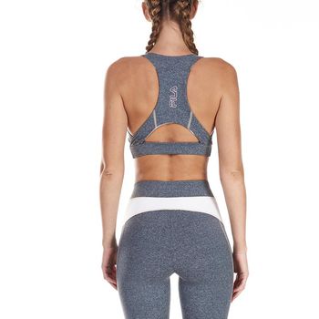 Top Fila Pocket Train Feminino G / Cinza