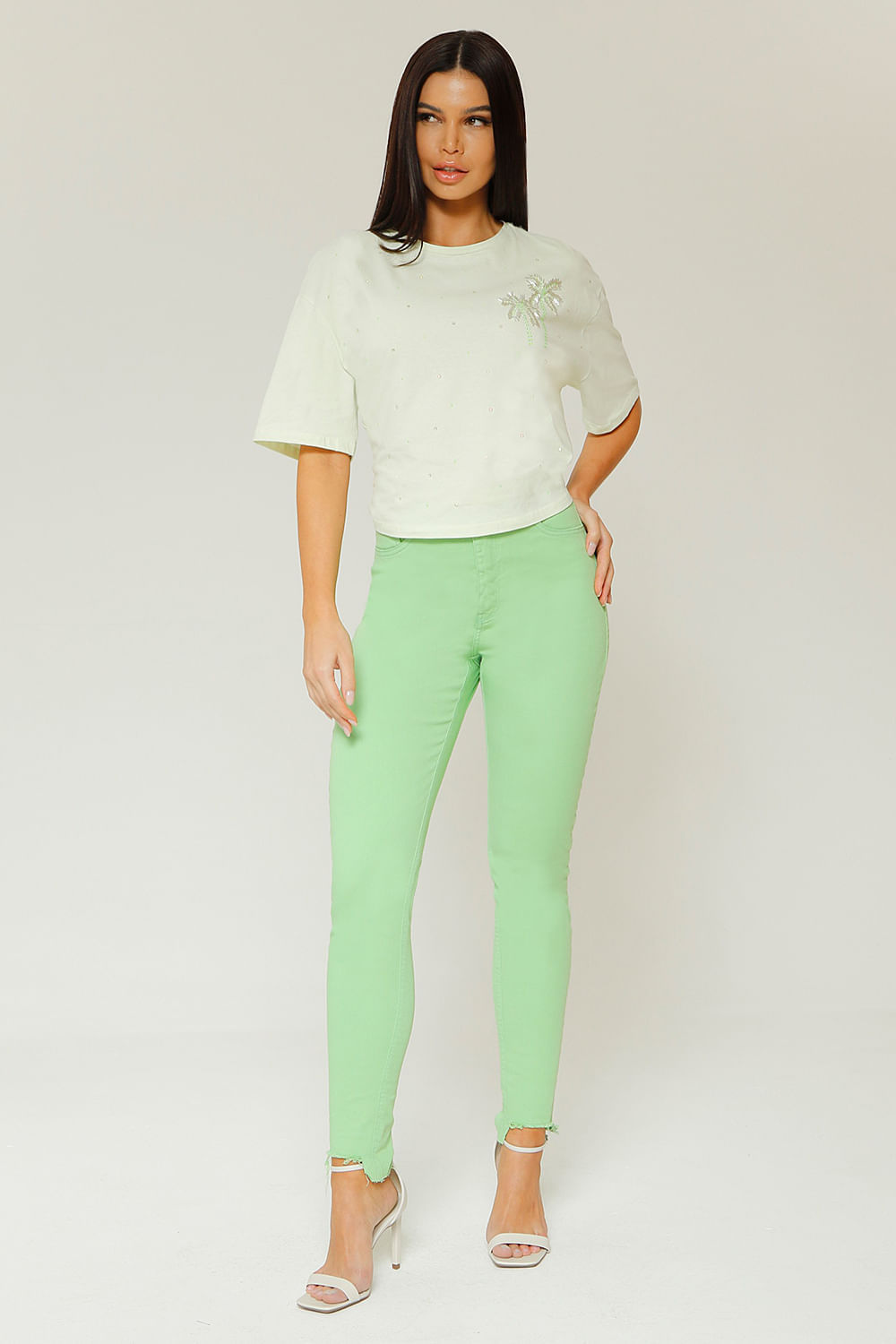 Calça Cigarrete Chic