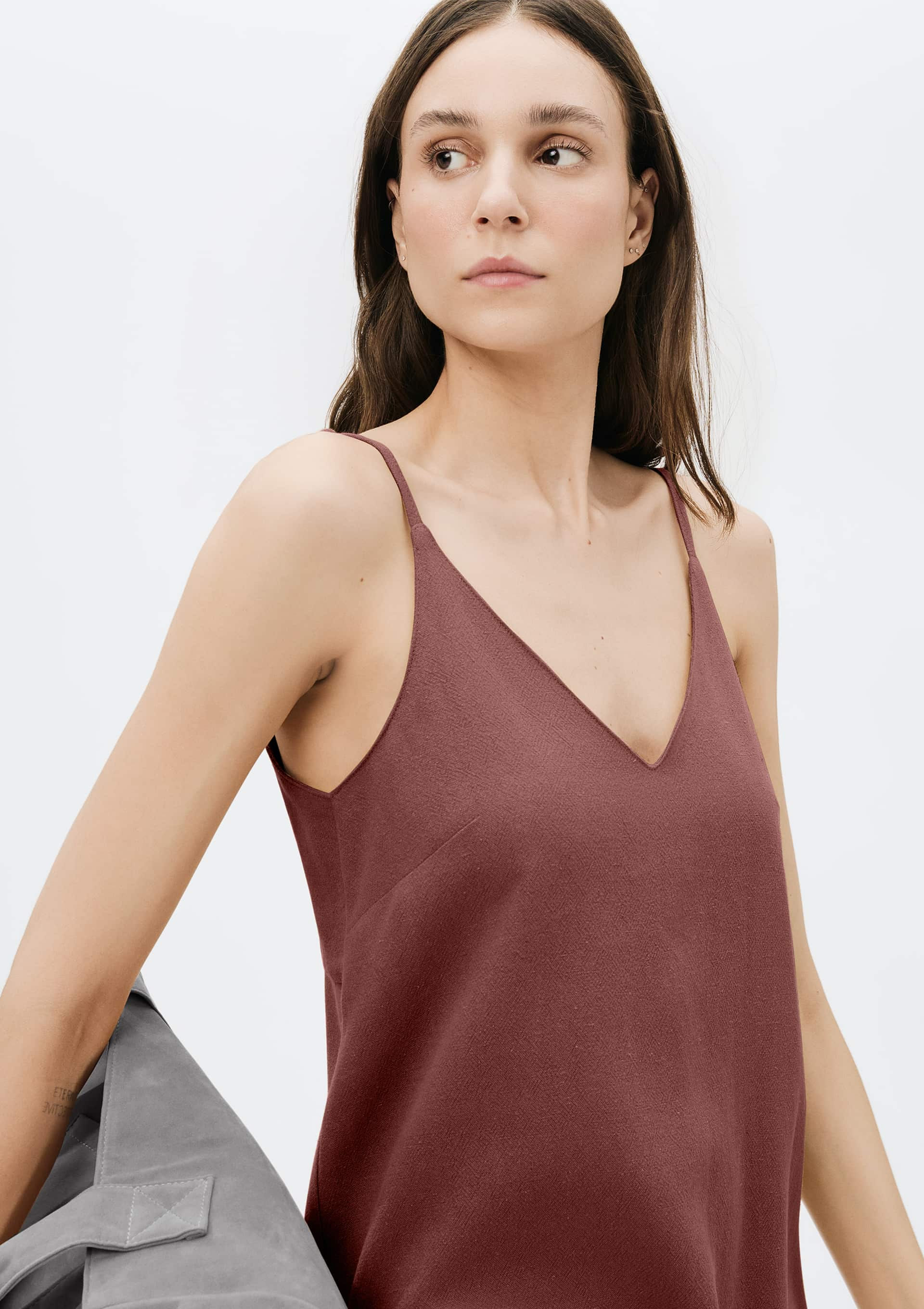 Vestido Curto Em Viscolinho