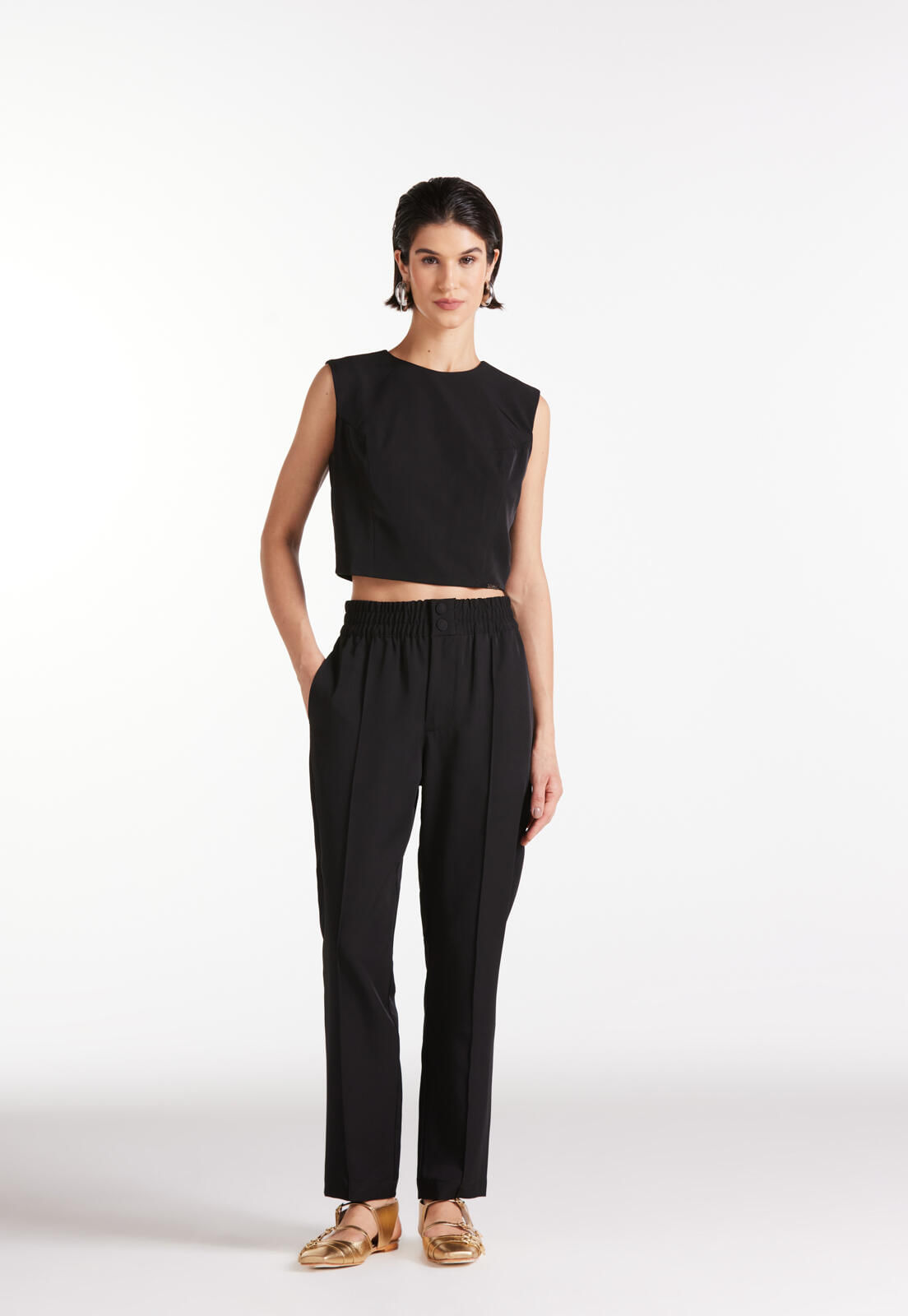 CALÇA COMFY CINTURA ALTA TRAYMON