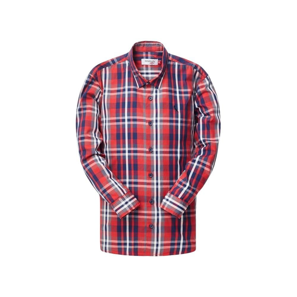Camisa Ml Xadrez Pula Fogueira Reserva Mini