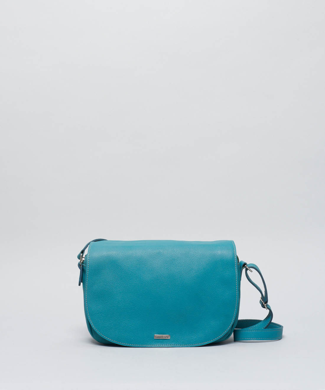 Bolsa m Couro Lua - Esmeralda