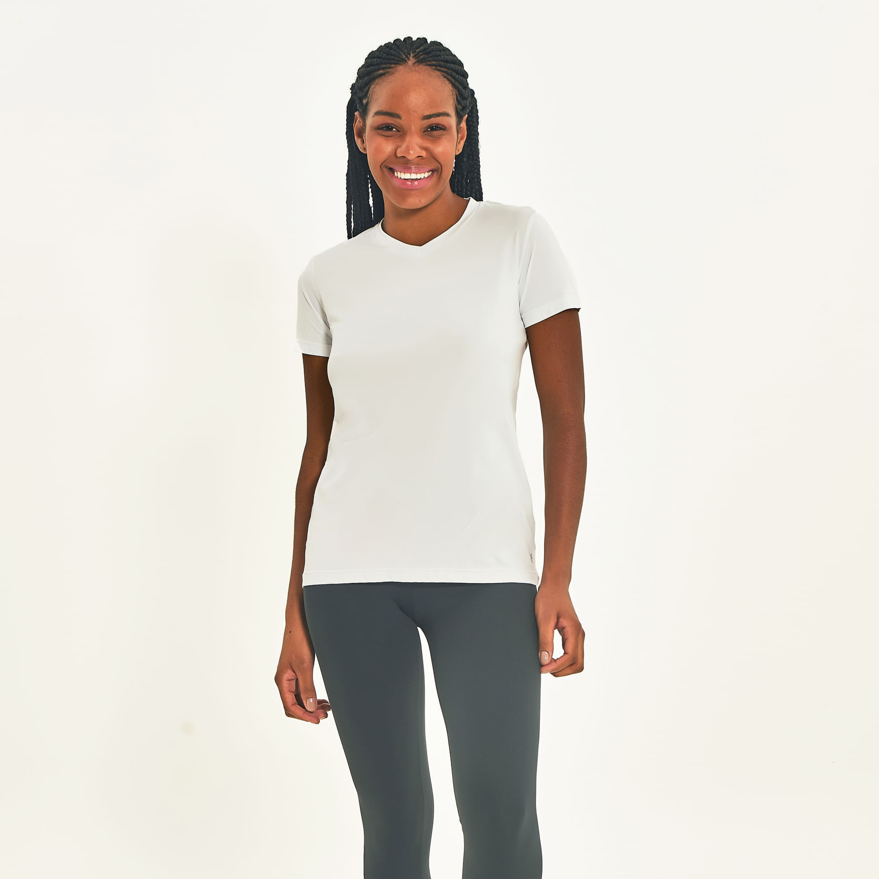 Camisa UV Com Proteção Solar Sport Fit-OFF WHITE