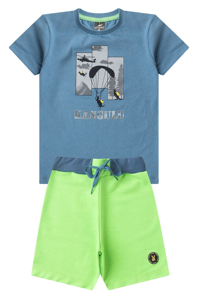 Conjunto Infantil Menino Verão Adventure Kangulu
