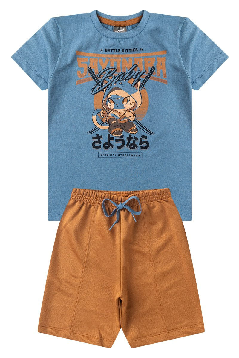 Conjunto Infantil Menino Verão Sayonara Kangulu