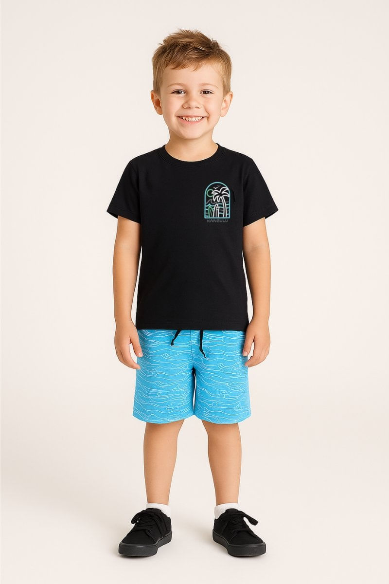 Conjunto Infantil Menino Verão Surf Kangulu
