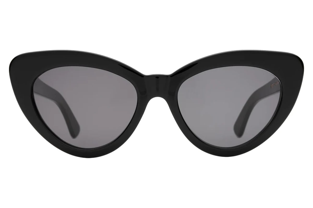 Illesteva Pamela Black / Grey Flat