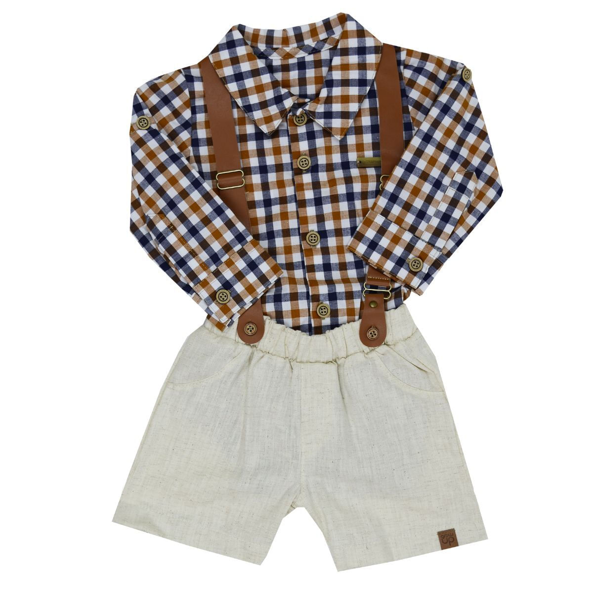 Conjunto com Suspensório - Grow Up