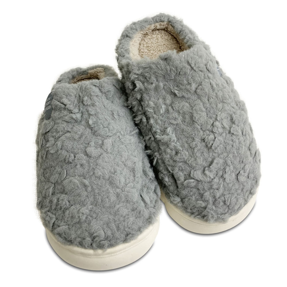 Chinelo Pantufa Masculino Nuvem Eloise Cinza