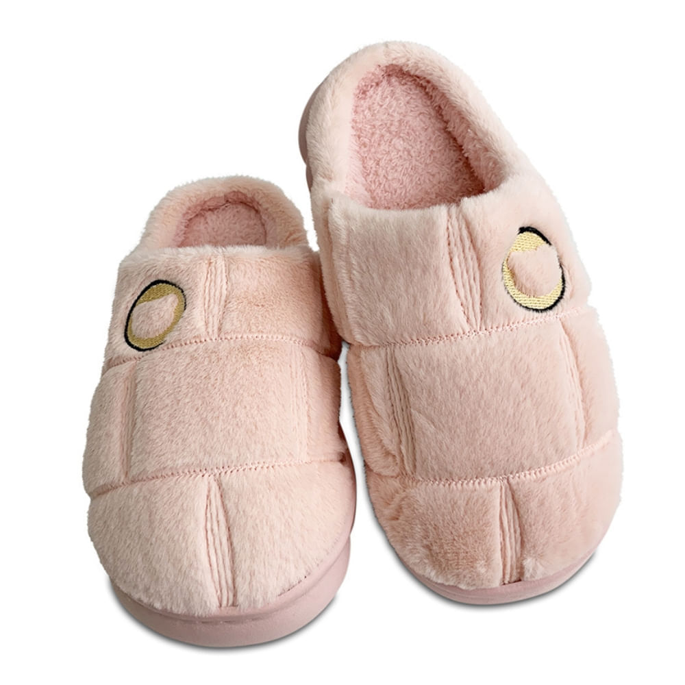 Chinelo Pantufa Feminino Nuvem Isadora Rosa