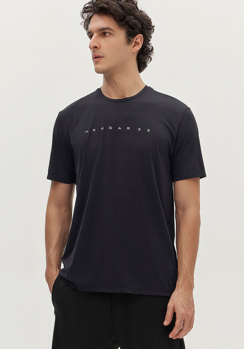 Camiseta Masculina Tech Skin com Estampa Refletiva