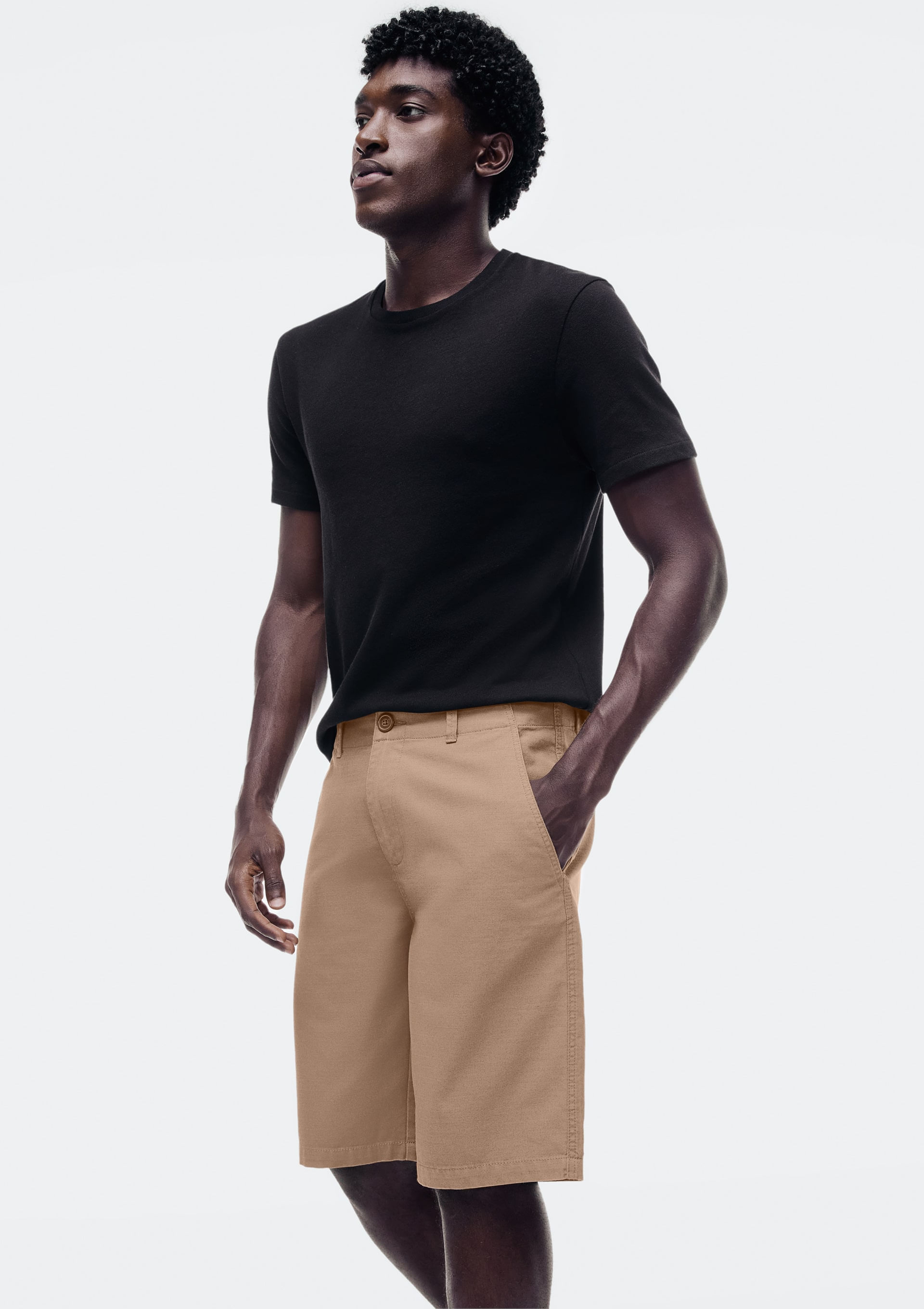 Bermuda Masculina Chino Texturizada