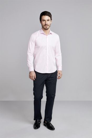 Camisa Slim Fit - Rosa Claro 2 / ROSA CLARO