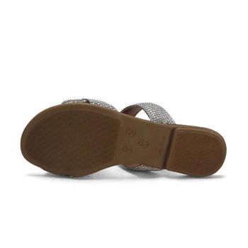 Rasteira Max Tiras Strass Furta Cor Solado Ana Mello 35