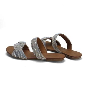 Rasteira Max Tiras Strass Furta Cor Solado Ana Mello 35