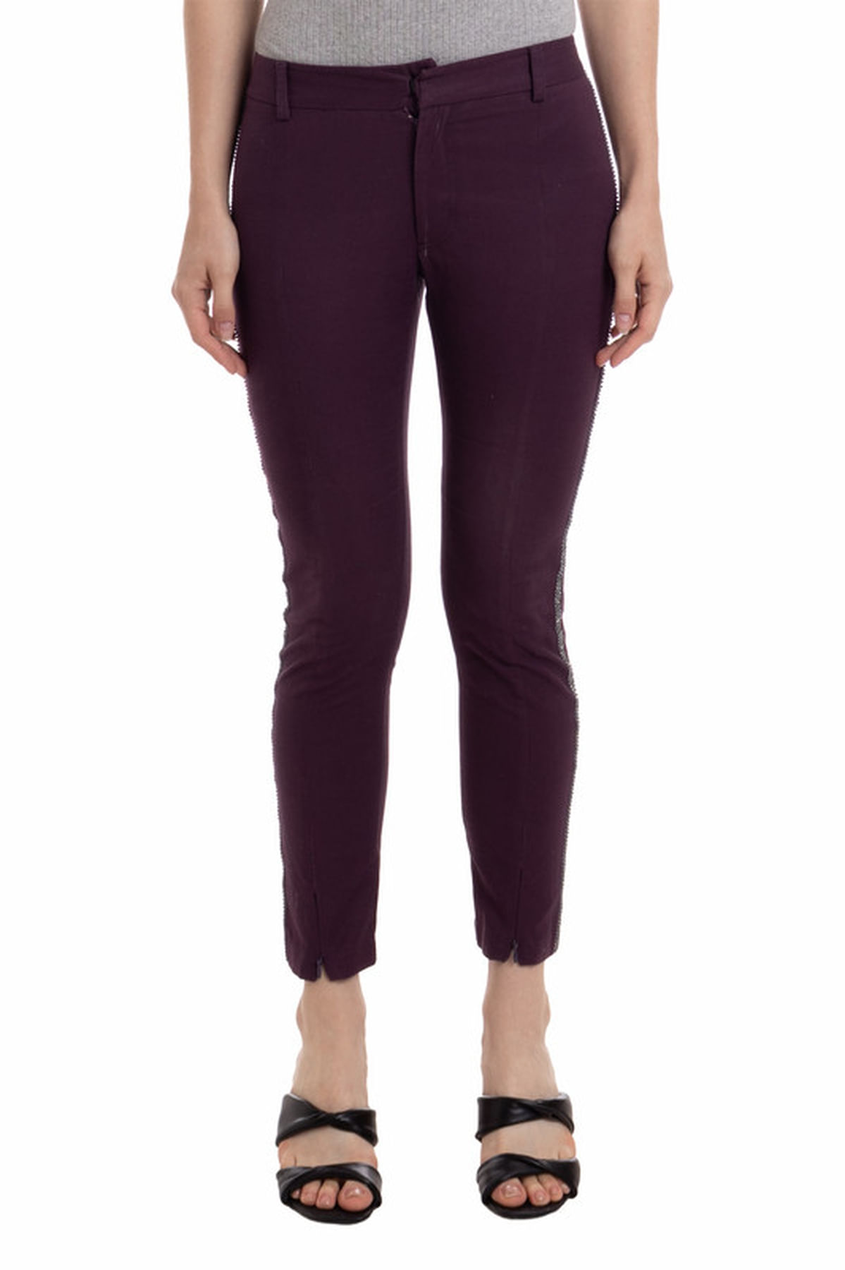Calça Skinny Algodão Roxo-34 - Animale by Dress & Go (DG23916)