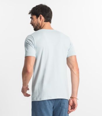 Camiseta Plus Size Masculina Diametro Azul Plus G3 / Azul