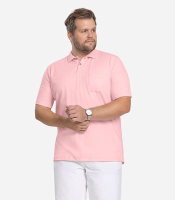 Camisa Polo Plus Size Masculina Diametro Rosa Plus G2 / Rosa