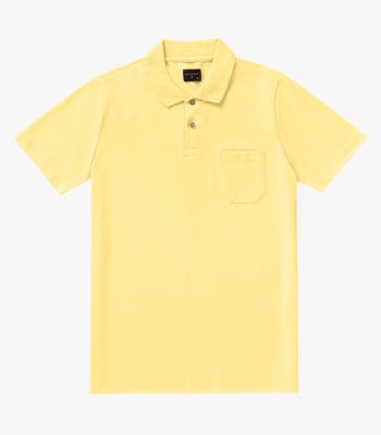 Polo Masculina Pique Diametro Amarelo P / Amarelo