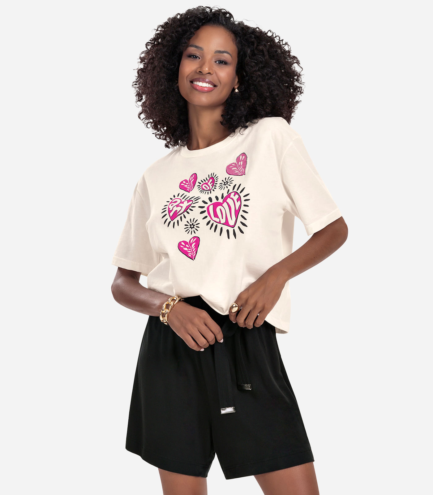 Shorts Feminino Molecotton Rovitex Preto