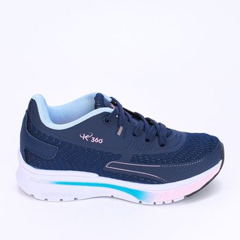 Tênis Esportivo Infantil Kidy Energy Azul Marinho Rosa 28 / Azul Marinho