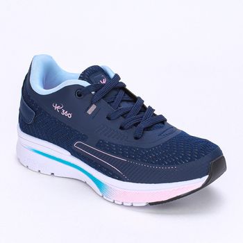 Tênis Esportivo Infantil Kidy Energy Azul Marinho Rosa 28 / Azul Marinho