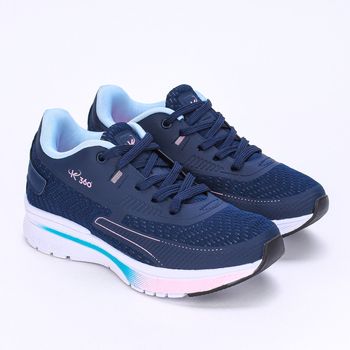 Tênis Esportivo Infantil Kidy Energy Azul Marinho Rosa 28 / Azul Marinho