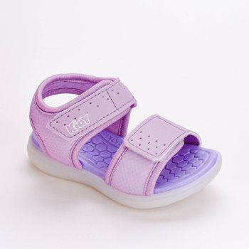 Sandália Infantil Menina Led Kidy Light Lilás 23 / Lilás