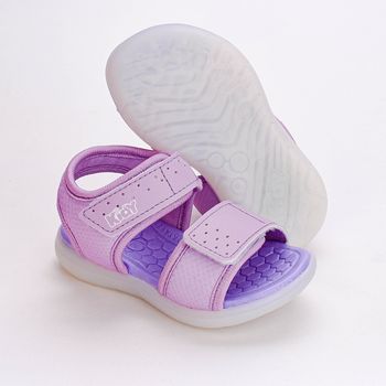 Sandália Infantil Menina Led Kidy Light Lilás 23 / Lilás