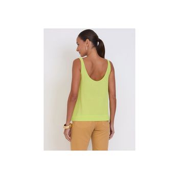 Regata Basica Decote Verde P / Verde