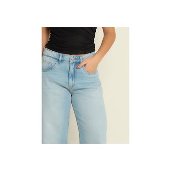 Calça Jeans Barrel 34 / Azul