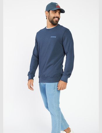 Blusa Moletom Masculino Fechado Careca Aéropostale G / Azul Marinho