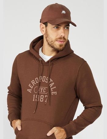 Blusa Moletom Masculino Fechado Aéropostale G / Marrom